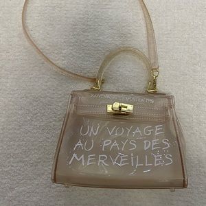 clear shoulder bag
